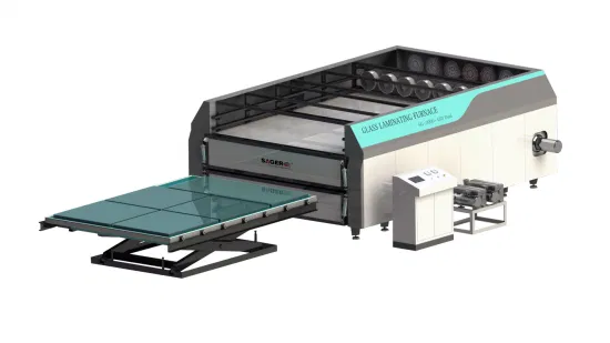 Machine de stratification en verre de four de stratification en verre d'EVA de multicouches en verre futées
